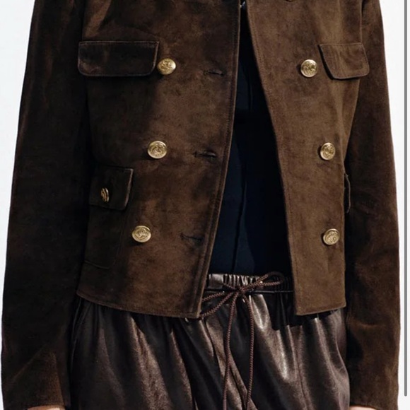 Elegant Brown Double-Breasted Women's Blazer Never worn!!! - Picture 4 of 10